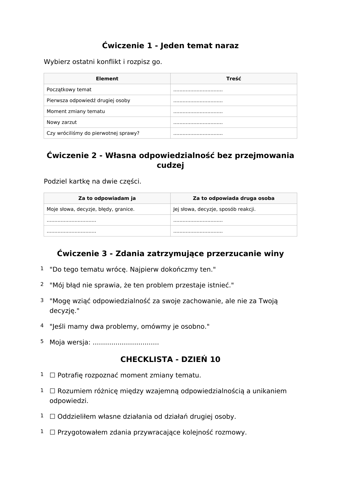 ANATOMIA MANIPULACJI TOM I - Program zrozumienia manipulacji w 20 dni