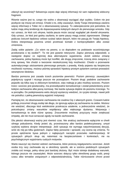 CZYTAJ ZACHOWANIA TOM III - Program nauki znaczeń róznych ludzkich zachowań w 20 dni