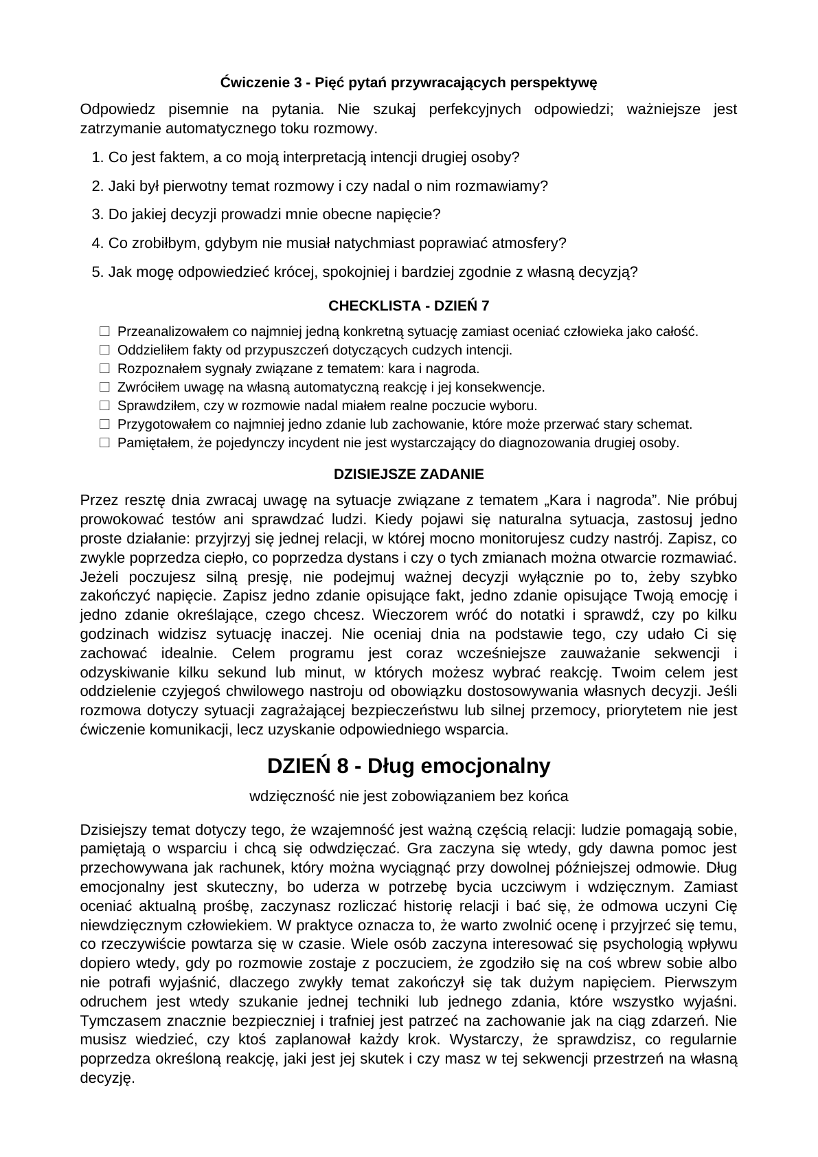 GRY PSYCHOLOGICZNE TOM II - program zrozumienia tricków psychologicznych w 20 dni