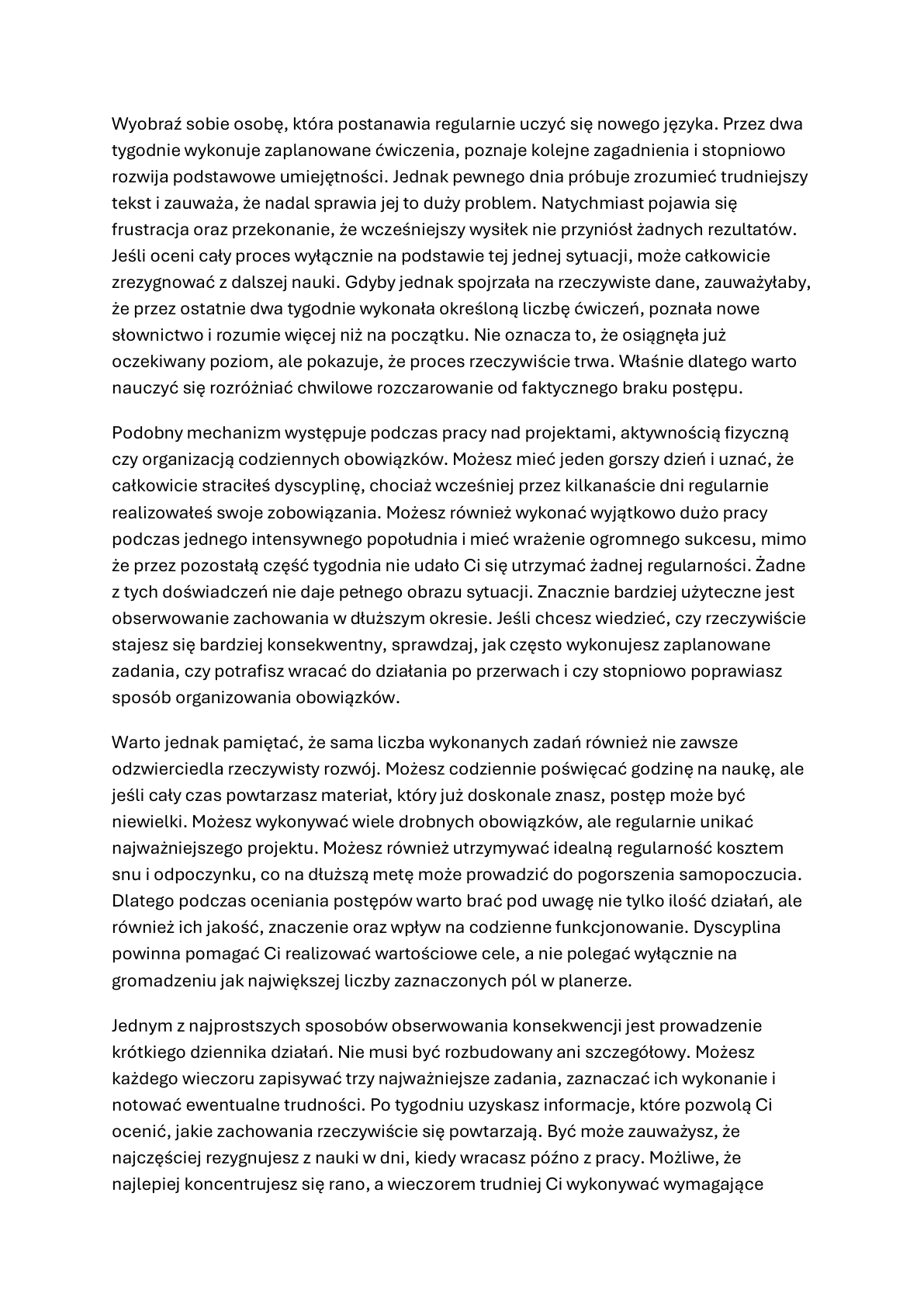 ŻELAZNA DYSCYPLINA - praktyczny 20 dniowy program
